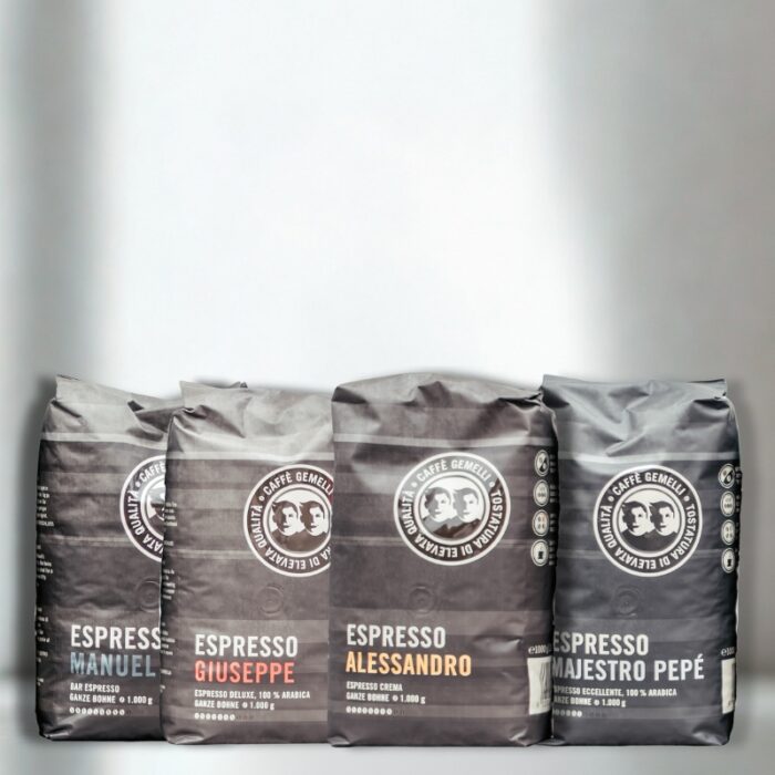 Espresso Starterpaket - Giuseppe, Alessandro, Manuel, Majestro