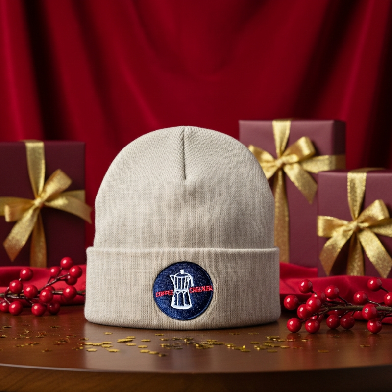 Coffeechecker Beanie Geschenk