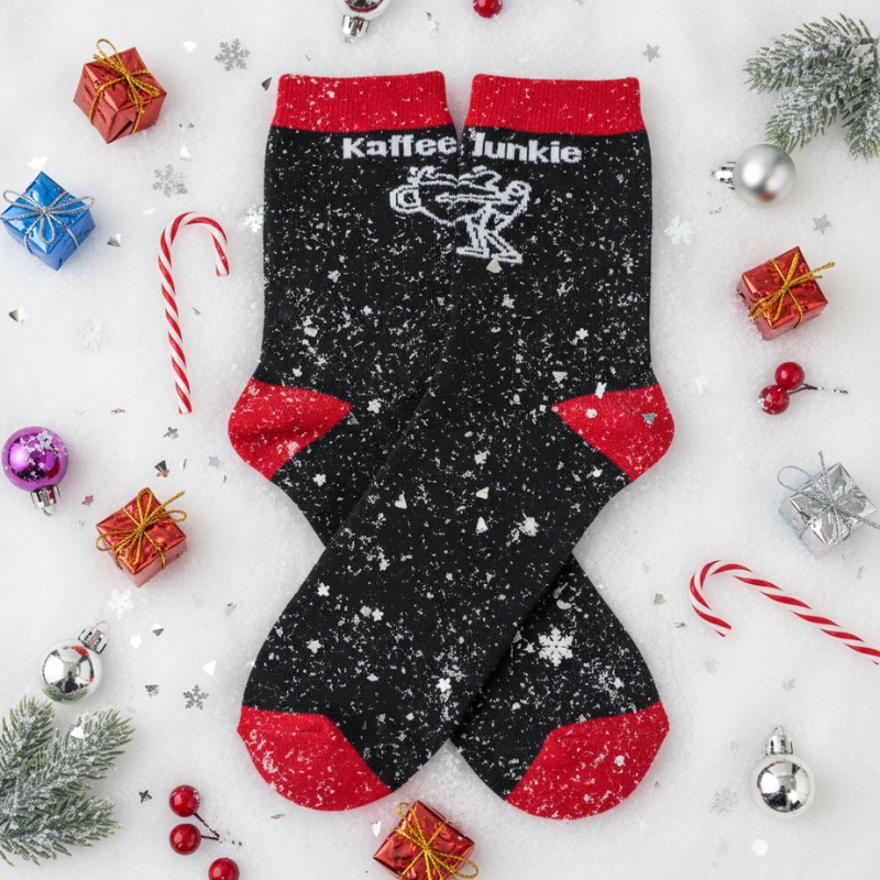 Coffeechecker Kaffee Socken kleines Geschenk