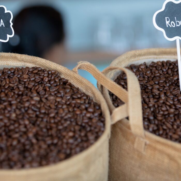 Arabica vs. Robusta Bohnen