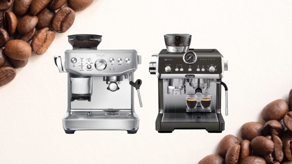 Siebträgermaschine für zu Hause: Sage oder DeLonghi