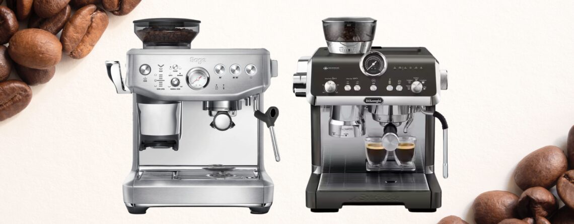 Siebträgermaschine für zu Hause: Sage oder DeLonghi