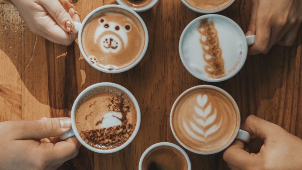 Kaffee für Cappuccino, Latte Macchiato oder Milchkaffee