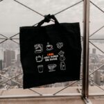 Liebe geht durch die Bohne - Coffeechecker Tasche schwarz