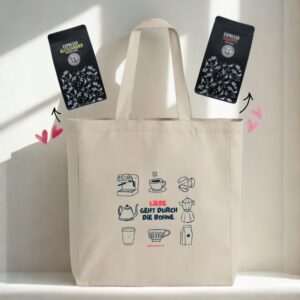 Valentinstag Special Kaffee Liebe Tote Bag (2)