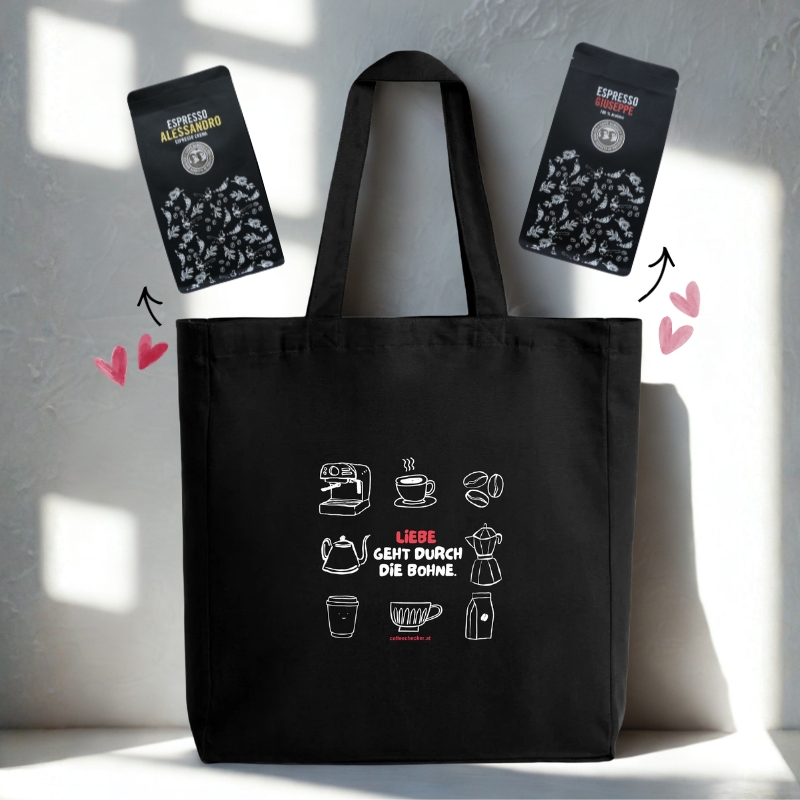 Valentinstag Special Kaffee Liebe Tote Bag