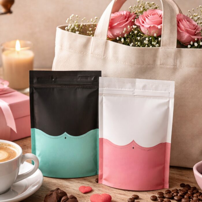 Valentinstag Geschenke, die vom herzen kommen. Kaffee und Coffeechecker